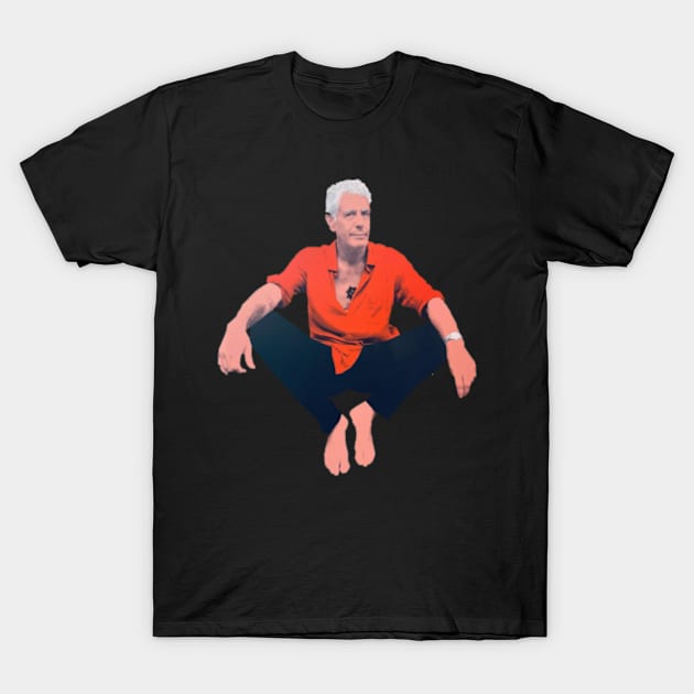 Anthony Bourdain T-Shirt by shadowNprints